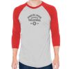 Unisex 50/50 Raglan Three-Quarter Sleeve Tee Thumbnail