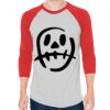 Unisex 50/50 Raglan Three-Quarter Sleeve Tee Thumbnail