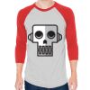 Unisex 50/50 Raglan Three-Quarter Sleeve Tee Thumbnail