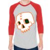 Unisex 50/50 Raglan Three-Quarter Sleeve Tee Thumbnail