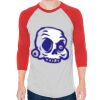 Unisex 50/50 Raglan Three-Quarter Sleeve Tee Thumbnail