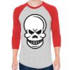 Unisex 50/50 Raglan Three-Quarter Sleeve Tee Thumbnail