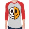 Unisex 50/50 Raglan Three-Quarter Sleeve Tee Thumbnail