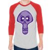 Unisex 50/50 Raglan Three-Quarter Sleeve Tee Thumbnail