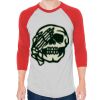 Unisex 50/50 Raglan Three-Quarter Sleeve Tee Thumbnail
