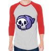Unisex 50/50 Raglan Three-Quarter Sleeve Tee Thumbnail