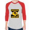 Unisex 50/50 Raglan Three-Quarter Sleeve Tee Thumbnail