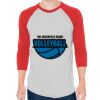 Unisex 50/50 Raglan Three-Quarter Sleeve Tee Thumbnail
