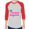 Unisex 50/50 Raglan Three-Quarter Sleeve Tee Thumbnail